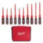 Desarmadores Insulados 1,000 V estuche 10 piezas MILWAUKEE 48222210
