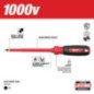 Desarmador aislado de 1000 V de 6" Milwaukee 48222221