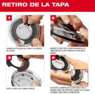 Termo 20 oz PACKOUT Rojo MILWAUKEE 48228392R