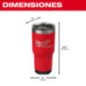 Termo 30 oz PACKOUT Rojo MILWAUKEE 48228393R