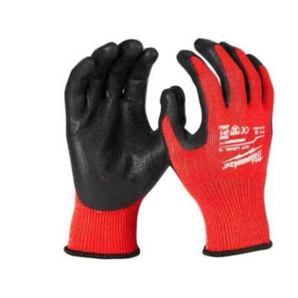 Guantes Anticorte Nivel 3 de Nitrilo Talla G Milwaukee 48228932B