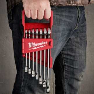 Llaves De Trinquete De Combinación Sae 7 Pzas AMIL48229406