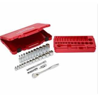 Dado Milwaukee 48229408 Ratchet Y Sae De 38In Juego De 28 Piezas AMIL48229408