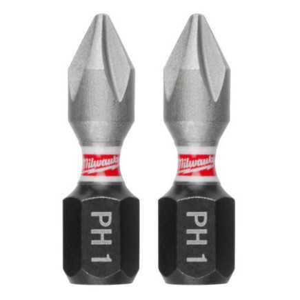 Brocas De Inserción De Impacto Phillips N.º 1 Shockwave 2 Unida AMIL48324411