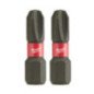 Punta de Impacto phillips No3 x 1" 2 piezas MILWAUKEE 48324413