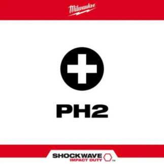 Puntas de Impacto phillips No2 x 2" 5 piezas MILWAUKEE 48324602