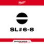 Punta de Impacto plana 6-8 x 3/16" x 2" MILWAUKEE 48324757