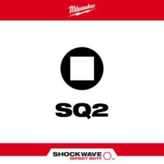 Punta de Impacto cuadrada No2x 3-12" MILWAUKEE 48324795