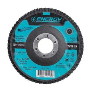 Disco Laminado Zirconio 4 1/2" Grano 40 Energy DFZ11540/29