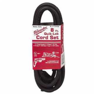 Cable De 8" 3 Hilos Cambio Rapido Milwaukee 48764008 1