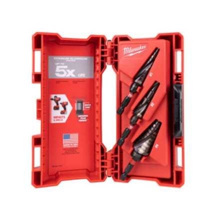 Juego de Brocas Escalonadas 3 Pzas (1, 4, 9)