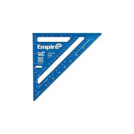 ESCUADRA DE BOLSILLO TRUE BLUE DE 6 PULGADAS PLÁSTICO EMPIRE AMILE2994