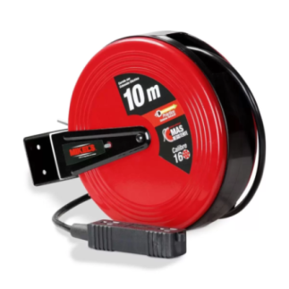 Carrete Con Extensión Eléctrica (10 M) MIKELS CEE-10