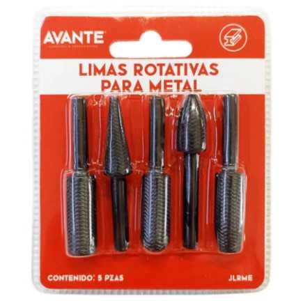 Limas Rotativas 5 Pzs Para Metal AVANTE JLRME