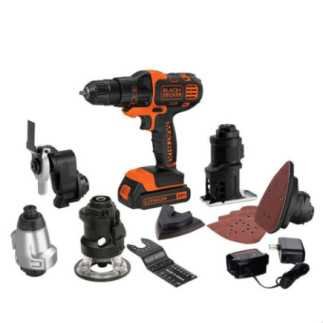 Taladro Matrix Kit 6 En 1 Multi Herramienta 6 Volts Black & Decker BDCDMT1206KITC