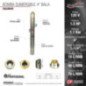 Bomba Sumergible Tipo Bala 4" 1.5 HP 110 V california machinery CALB040 Bomba Sumergible Tipo Bala 4" 1.5 HP 110 V california machinery CALB040