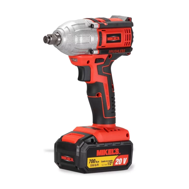 Llave de Impacto Inalámbrica Recargable 1/2" MIKELS PI-500