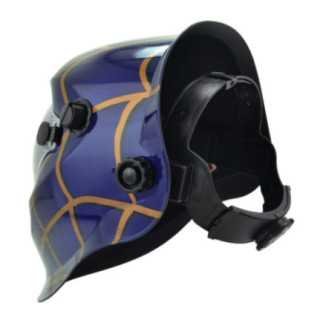 Careta Electronica Autosombra Spider Azul