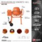Revolvedora De Concreto 140 L 3/4 Hp California CALT140C