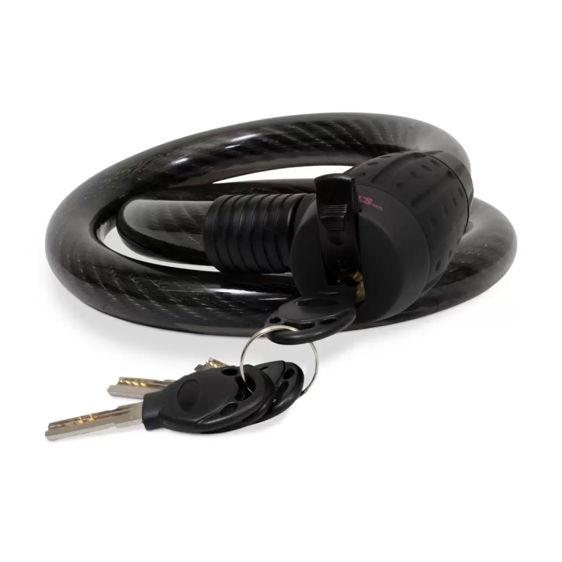 Cable Candado Flexible Hd 4 Llaves De Seguridad (1.5 Mts) MIKELS C-4613