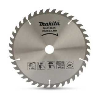 Disco Sierra Circular 9 1/4" 40 Dientes 5/8" Makita D03377 1