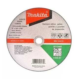 Disco Abrasivo Corte Concreto 9 1/8" 7/8" Makita D18384