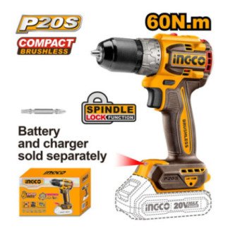 Taladro Atornillador 1/2" 20 V INGCO CDLI206021