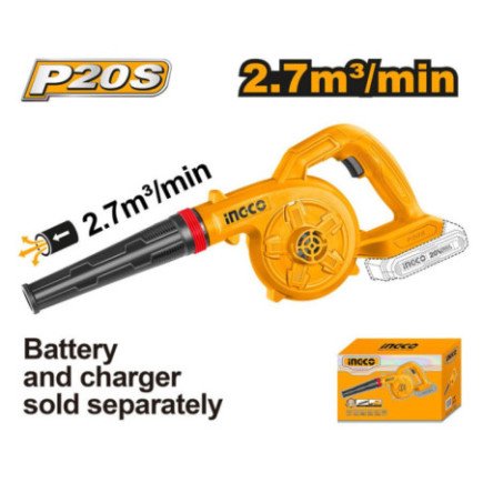 Sopladora 2.7 m³/min 20 V INGCO CABLI20028