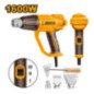 Pistola de Calor 3 temperaturas 550°C 1,600 W + boquillas INGCO UHG160078