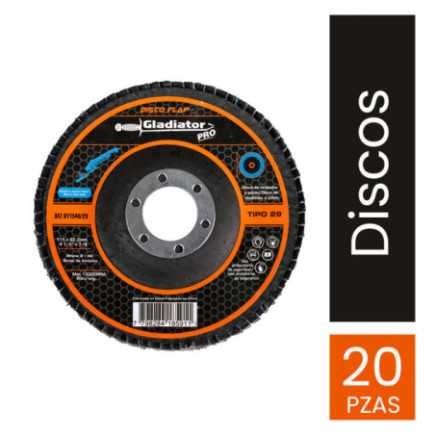 Disco Laminado Zirconio 4 1/2" Grano 60 DFZ81156029KIT2