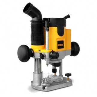 Router 1/2" y 1/4" 1,100 W 8,000-24,000 rpm con adaptador polvo DEWALT DW621