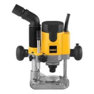 Router 1/2" y 1/4" 1,100 W 8,000-24,000 rpm con adaptador polvo DEWALT DW621