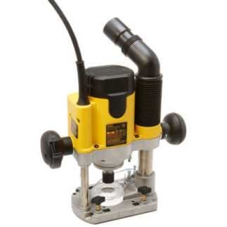 Router 1/2" y 1/4" 1,100 W 8,000-24,000 rpm con adaptador polvo DEWALT DW621