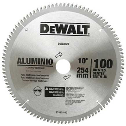 Disco Sierra 10"X100 Dientes Flecha 30Mm C Dewalt A03220