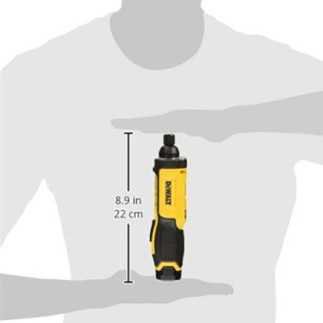 Atornillador Recto 1/4" 8 V + batería + cargador DEWALT DCF682N1