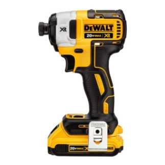 Atornillador de Impacto 1/4" 20 V BL + 2 baterías 2 A + estuche DEWALT DCF887D2-B3