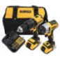 Combo Rotomartillo 1/2" + Llave De Impacto 1/4" 20V Dwdck222D2-