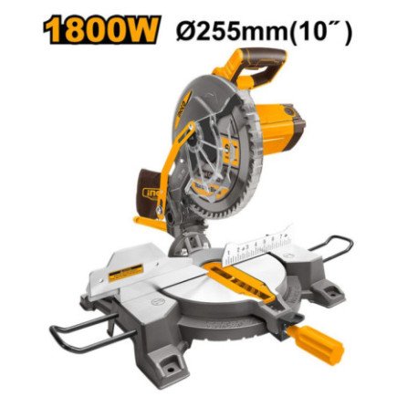 Sierra de Inglete 10" 1,800 rpm 5,300 rpm INGCO UBMS18007