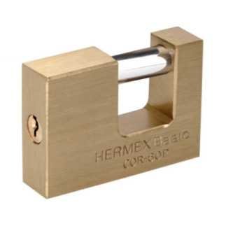 Candado Antipalanca 60 Mm Cuerpo De Latón, Hermex Basic HER-22518