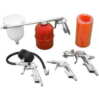 Pistolas Para Pintar Juego 4 Piezas Con Accesorios Modelo: W-2000C5 Hoteche Hpk020