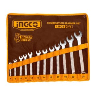Llaves combinadas 6-24 mm set 12 piezas INGCO HKSPA1142