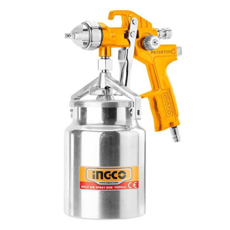 Pistola para pintar 1.4 mm 1,000 cc 119-200L/min HVLP INGCO ASG2101 Pistola para pintar 1.4 mm 1,000 cc 119-200L/min HVLP INGCO ASG2101