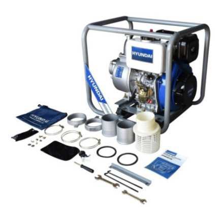 Motobomba A Disel 4 X 4" Motor 10 Hp