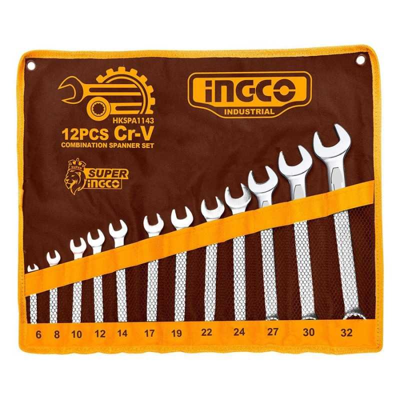 Llaves combinadas 6-32 mm set 12 piezas INGCO HKSPA1143