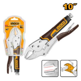Pinzas de presión 10" mordaza recta INGCO HSJP0110