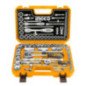 Combo estuche de herramientas manuales + dados + llaves INGCO