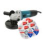 Esmeriladora Angular Mini 4-1/2" 850 W 11,000 rpm sin disco MAKITA M9510B