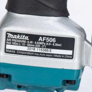 Clavadora Neumática calibre 18 2" Makita AF506