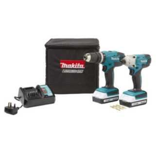 Atornillador Impacto Y Rotomartillo Inalambrico Combo 18 V Li-I Makita DK18015X2