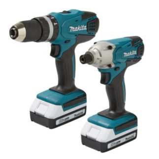 Atornillador Impacto Y Rotomartillo Inalambrico Combo 18 V Li-I Makita DK18015X2